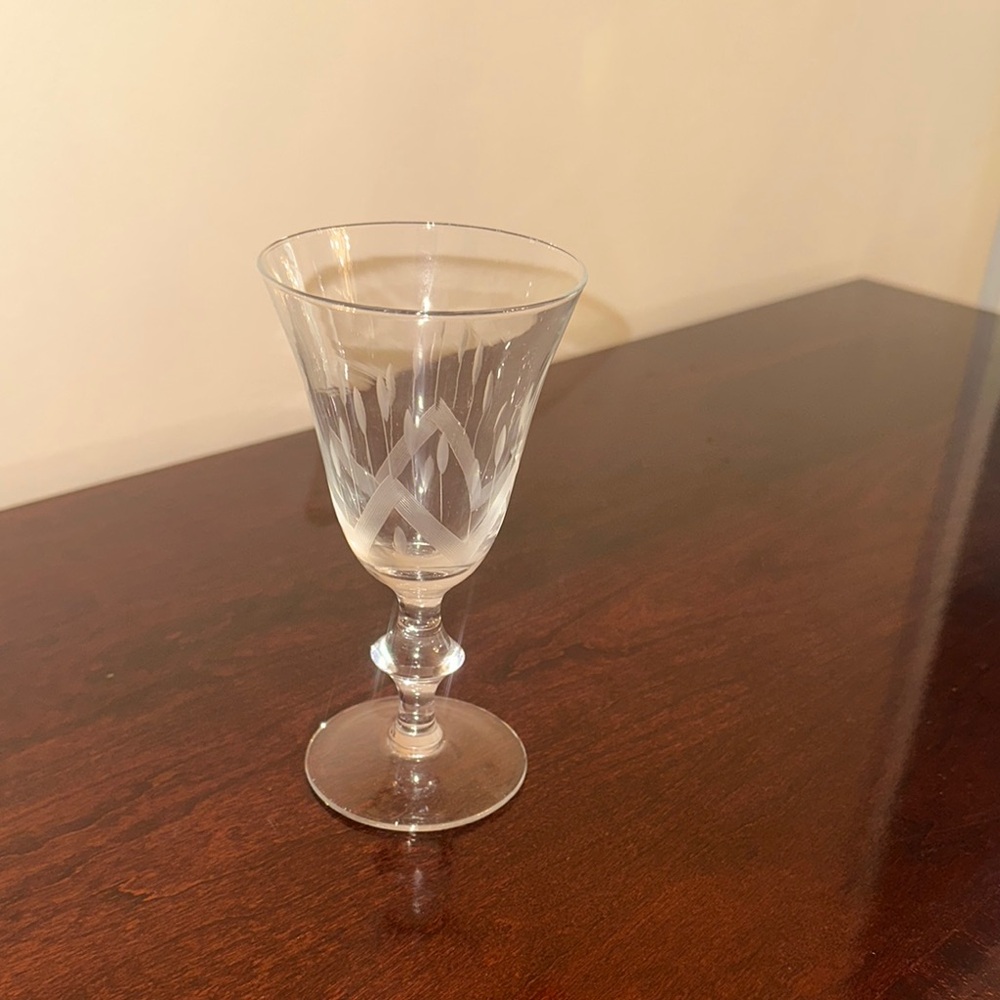 Crystal Sherry Glasses Set